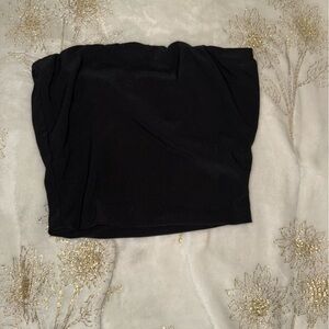 AKIRA Black sleeveless Tube Crop Top